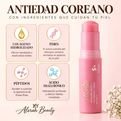 Antiedad coreano con ingredientes que cuidan tu piel: colágeno, PDRN, péptidos, ácido hialurónico