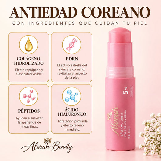 Antiedad coreano con ingredientes que cuidan tu piel: colágeno, PDRN, péptidos, ácido hialurónico