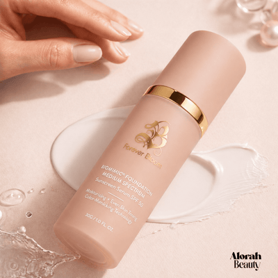 Base 4 en 1 con Antiedad y SPF 50 | Se adapta automáticamente a tu tono. Hidrata, protege y embellece - Alorah Beauty