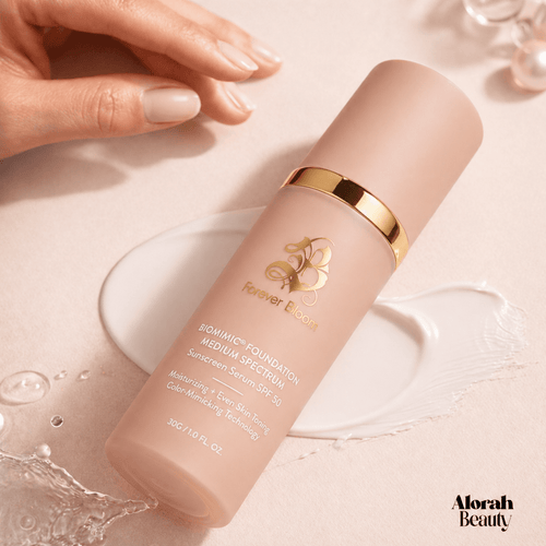 Forever Bloom - Base 4 en 1 con Antiedad y SPF 50