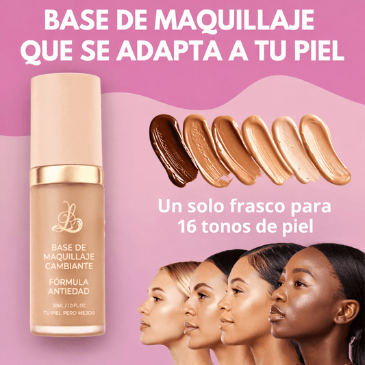 Base 4 en 1 con Antiedad y SPF 50 | Se adapta automáticamente a tu tono. Hidrata, protege y embellece - Alorah Beauty