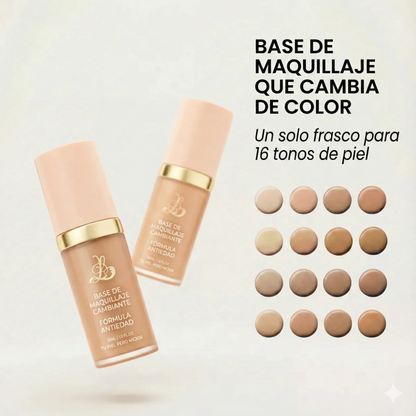 Base de Maquillaje Antiedad con SPF 50 – Se Adapta a tu Tono de Piel