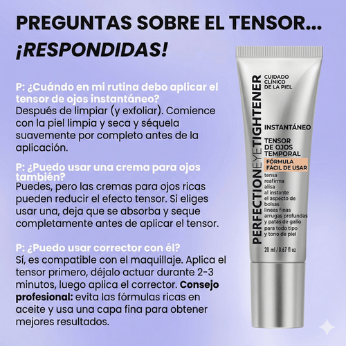 Alorah EyeLift™ - Tensor Instantáneo de Ojos para una mirada más lisa y descansada